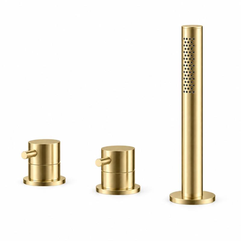 Aquanello Eterna 3-gats Badrandmengkraan met Handdouche Goud ET3100-60